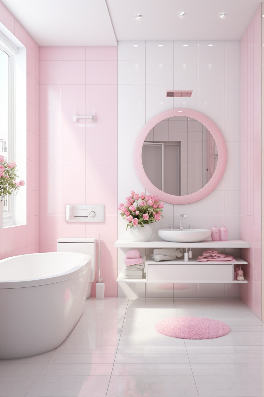 A Splash of Style: The Trendy Revival of Pink Bathrooms