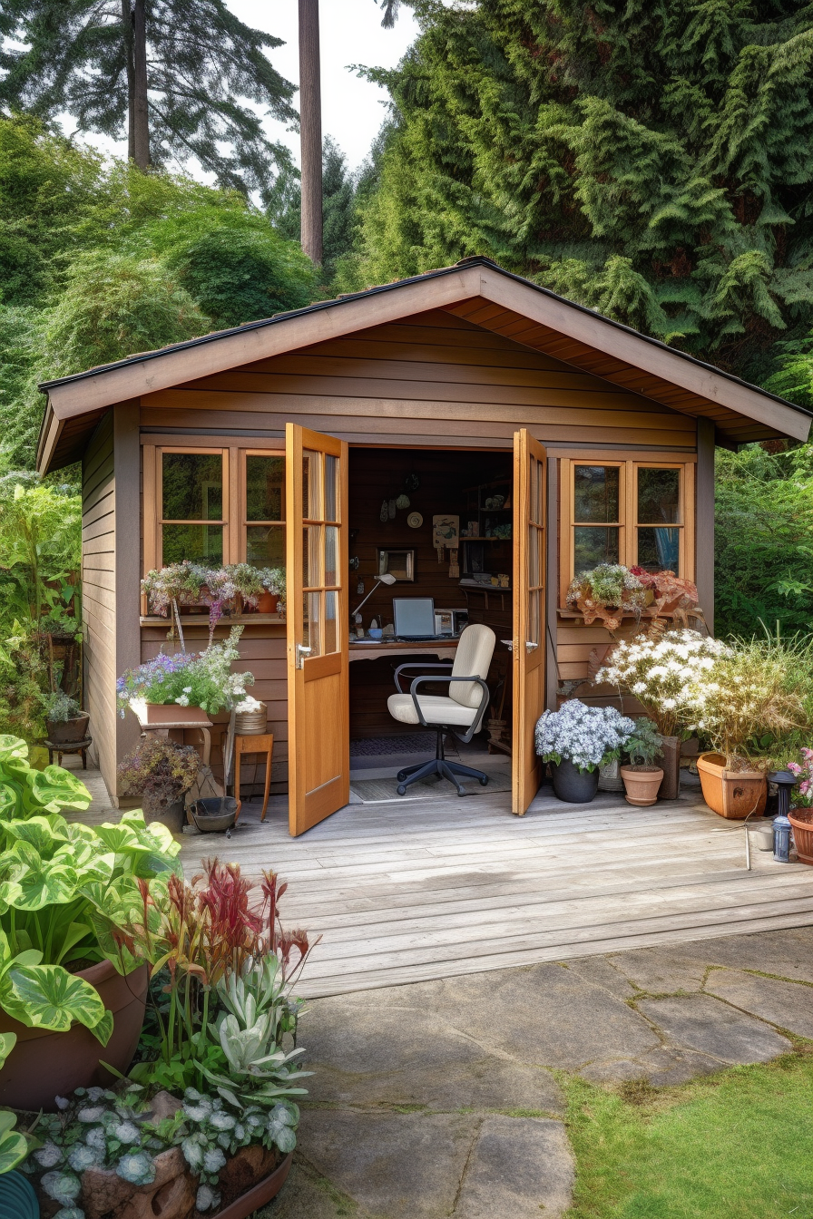 Transforming Your Backyard Shed into an Outdoor Office or Studio